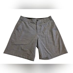 Sun Diego Hybrid Flat Front Gray Shorts Size 30